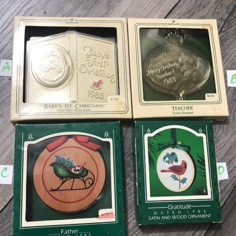 Ornament Lot Hallmark Keepsake